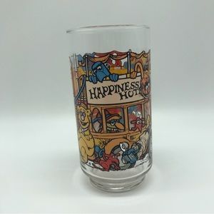 Vintage 80's 1981 The Great Muppet Caper Glass Cup Happiness Hotel McDonald's